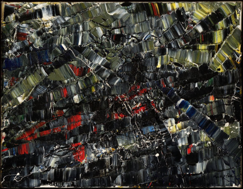 Sans titre, 1954 par JEAN-PAUL RIOPELLE (CANADA/ 1923-2002), une oeuvre d'art expertisée par Morin Williams Expertise, vendue aux enchères.